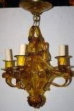 Venetian Glass Light Fixture