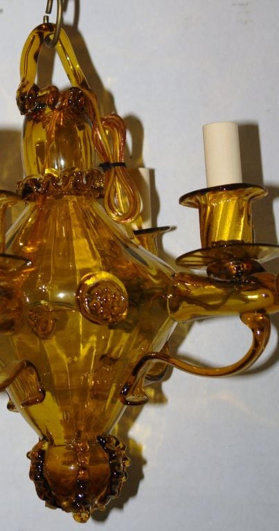 Venetian Glass Light Fixture