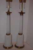 White Opaline Lamps