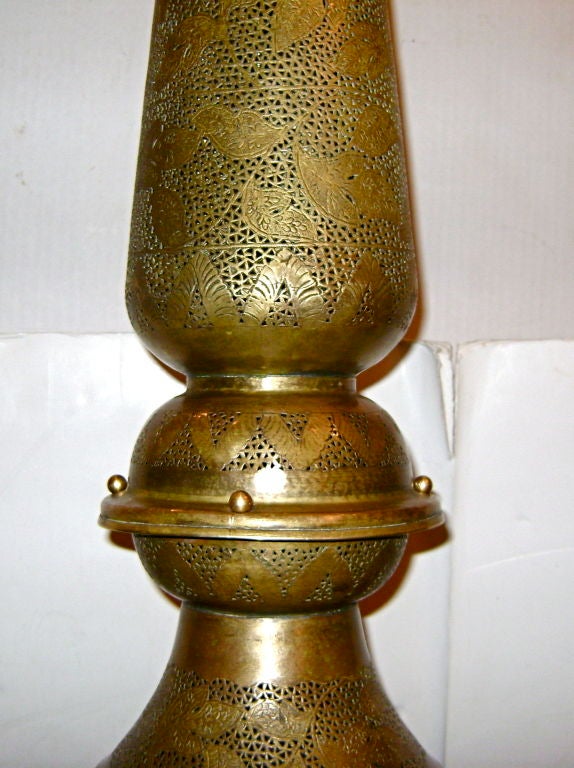 20th Century Moroccan Pierced Floor Lamp