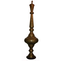 Antique Moroccan Pierced Floor Lamp