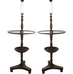 Antique Pair of  Table Floor Lamps
