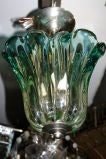 Green Glass Fixture