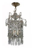 Pagoda Shaped Crystal Lantern
