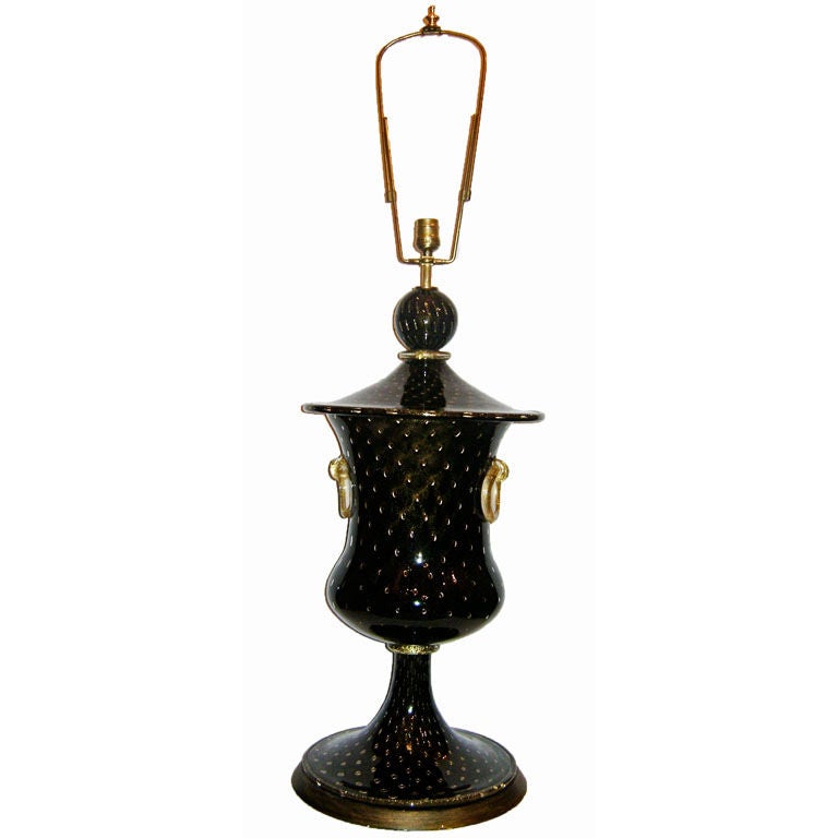 Large Venetian Glass Lamp