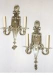 Silver Plated Sconces
