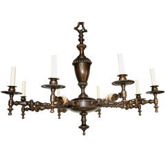 Dutch Bronze Chandelier