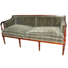 Mahogany Settee Antique Mahogany Settee