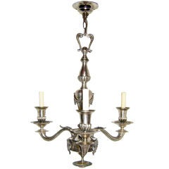 Antique Silver Plated Chandelier