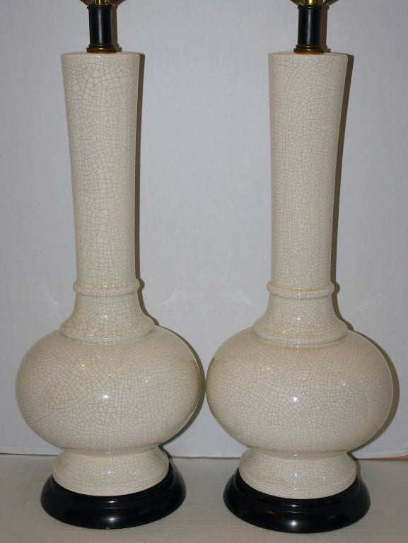 Crackled Porcelain Table Lamps