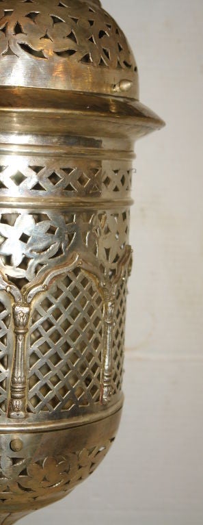 Hammered Brass Lantern