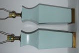 Pair of Celadon Lamps