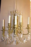 Antique Pair of Rock Crystal Sconces
