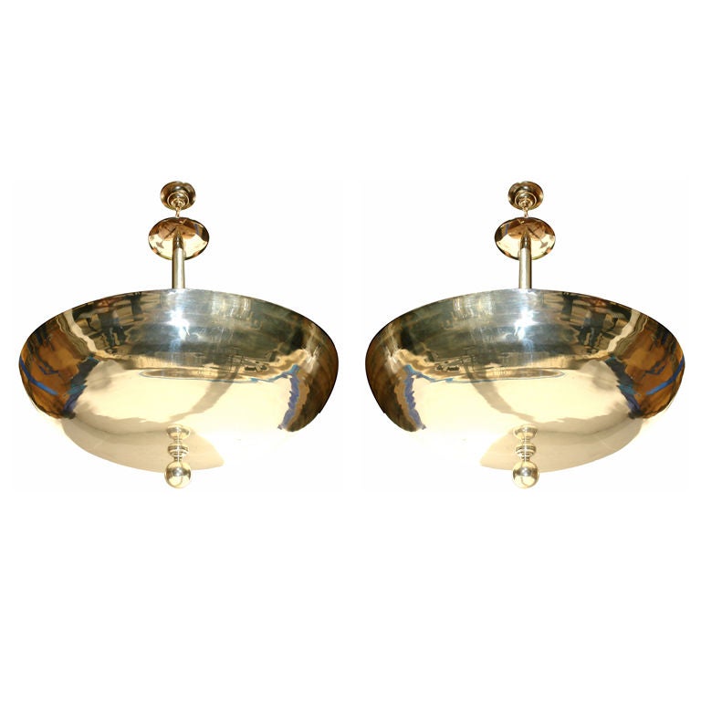 Pair Of Silver Plated Fixtures At 1stdibs