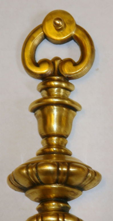 Inglese Coppia di lampade inglesi in bronzo in vendita