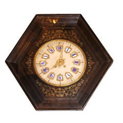 Marble and Enamel Clock Face