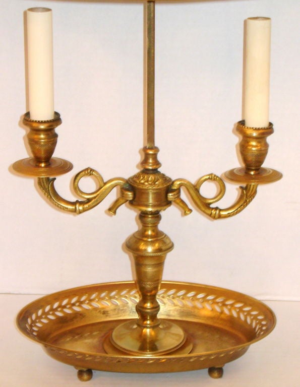 French Boulliote Lamp For Sale 1