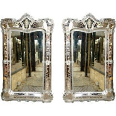 Pair of Palatial Venetian Mirrors 7
