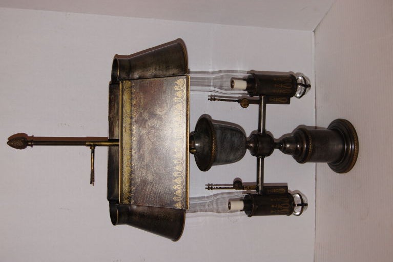Painted Tole Desk Lamp