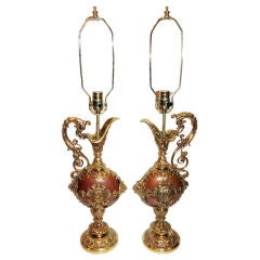 Pair of Renaissance Style Table Lamps