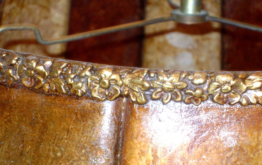 French Antique Mica Shade For Sale