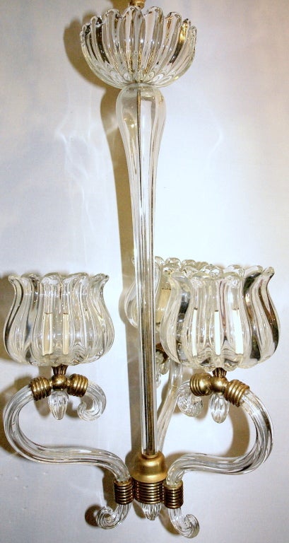 Italiano Lampadario in vetro di Murano in vendita
