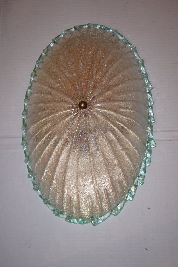 Oval Flush Mounted Ligh Fixture