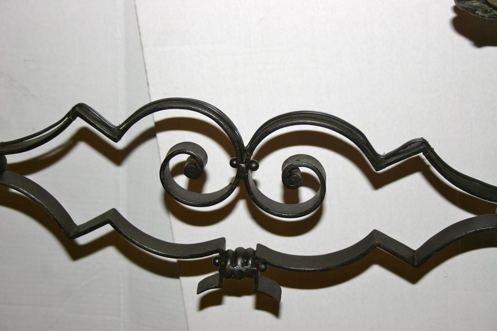 20th Century Wrought Iron Billiard Fixture For Sale