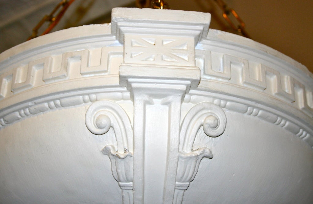 Pair of French Plaster Light Fixture For Sale 1