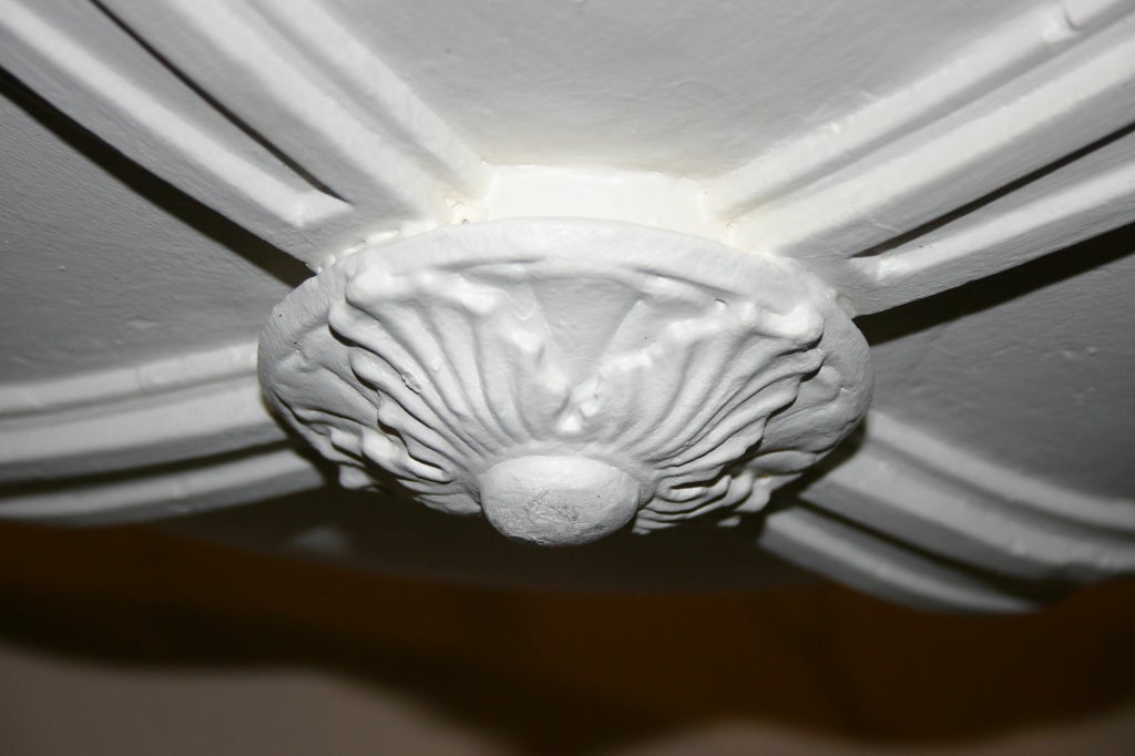 Pair of French Plaster Light Fixture For Sale 2