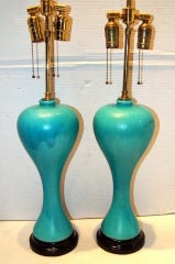 Turquoise Colored Table Lamps