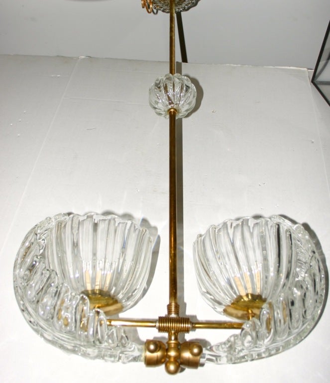 Italian Venetian Glass Chandelier For Sale