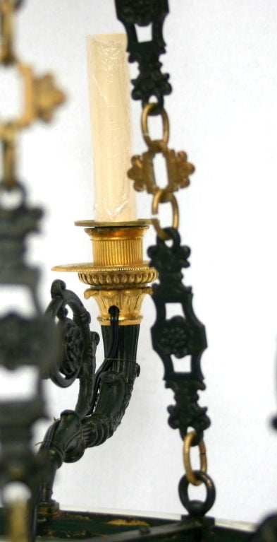 Porcelain Empire Style Chandelier For Sale 1