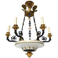 Porcelain Empire Style Chandelier