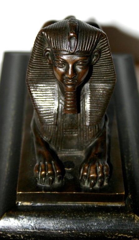 bronze sphinx