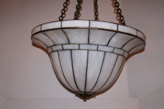 Leaded Glass Light Fixture