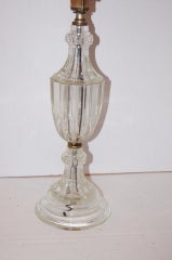 Molded Glass Table Lamp