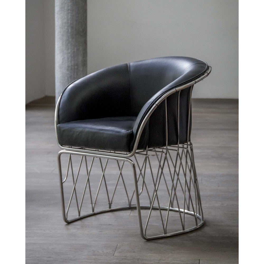 Inspired by the Classic Mexican chair of the same name, Ramírez Vázquez architecturally complex signature chair has 36 pieces of solid metal tubing perfectly formed to support the seat of this chair. Not only technically brilliant and aesthetically