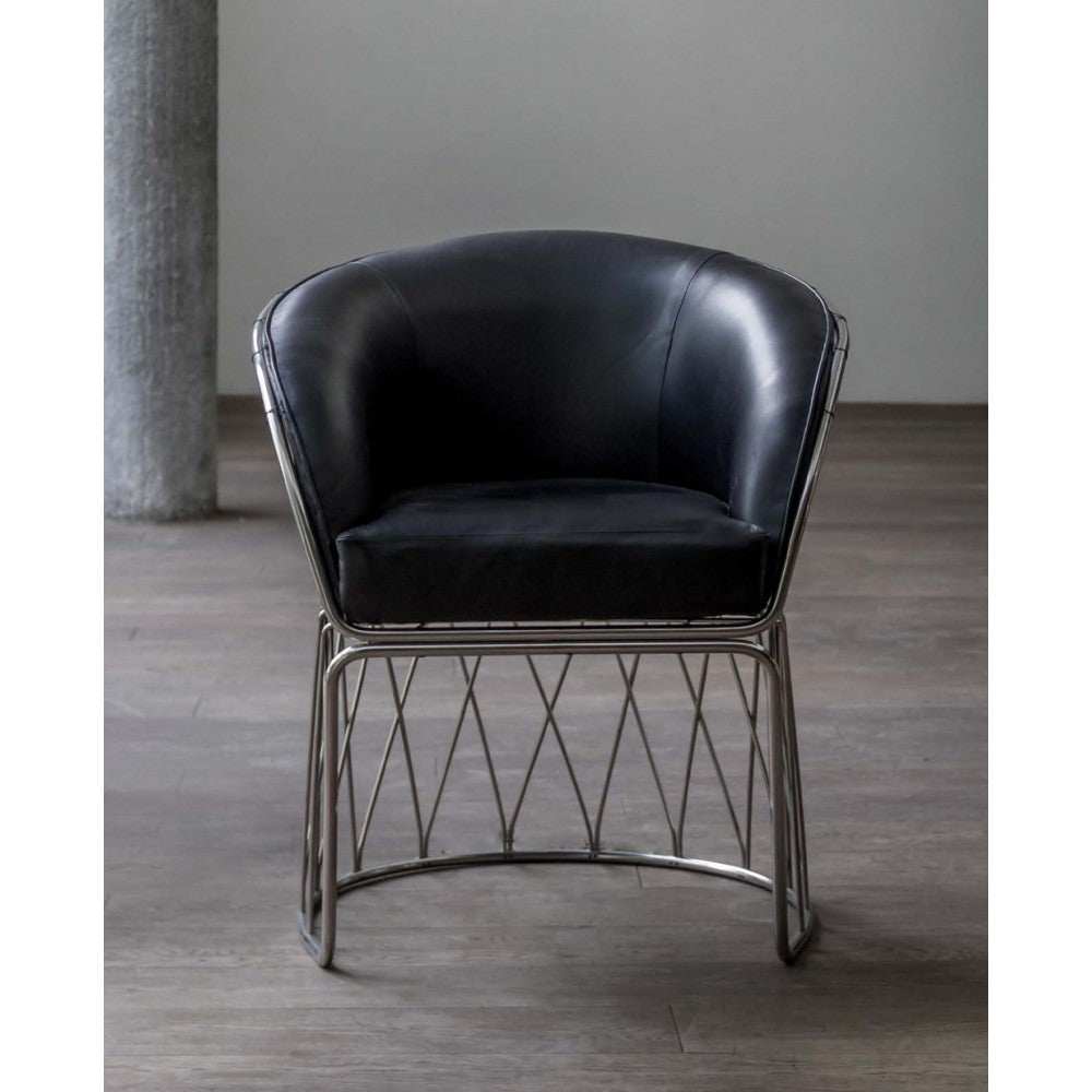 Mexican Equipal Chair by Luteca