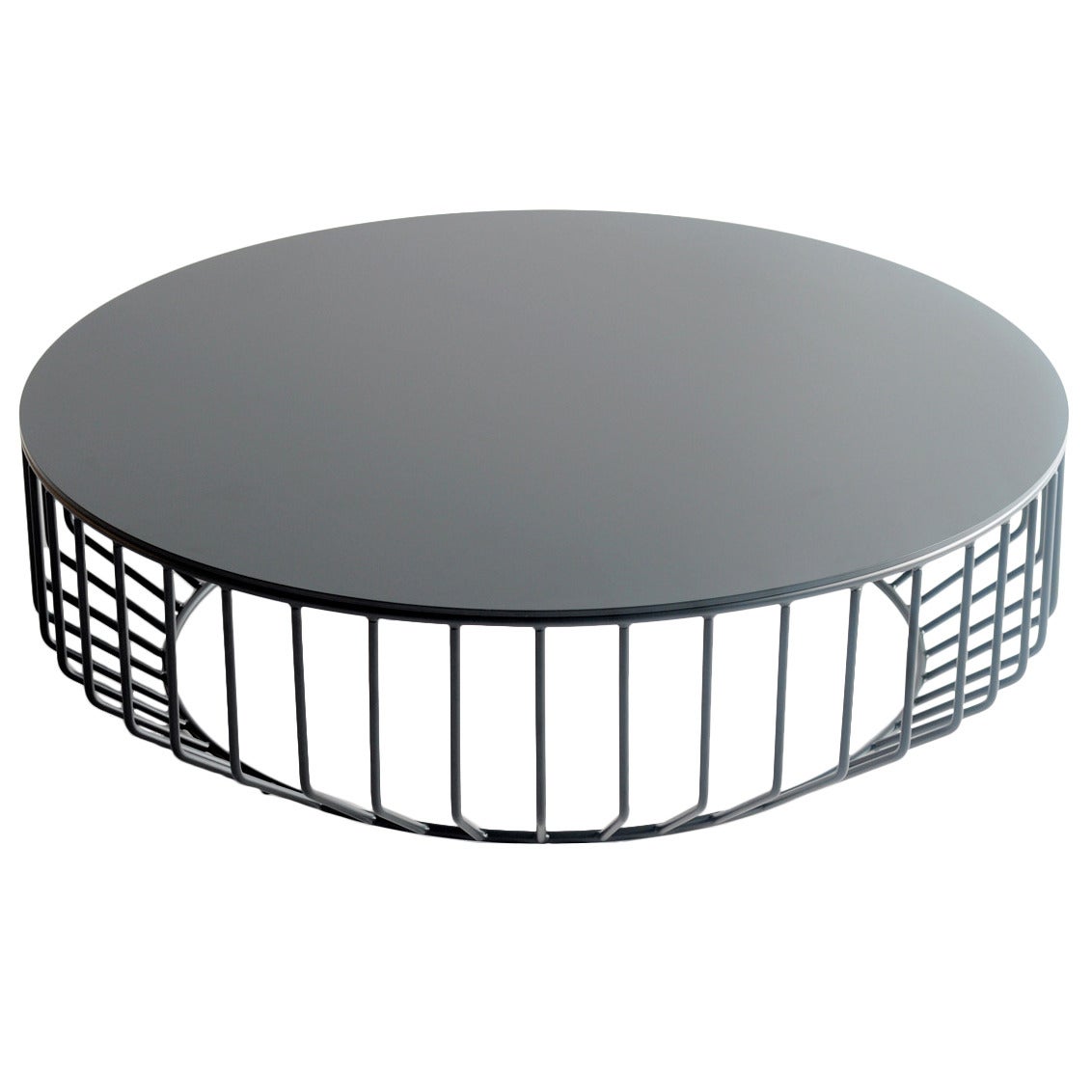 Wired Coffee Table (Steel Top) by Phase Design For Sale at 1stDibs