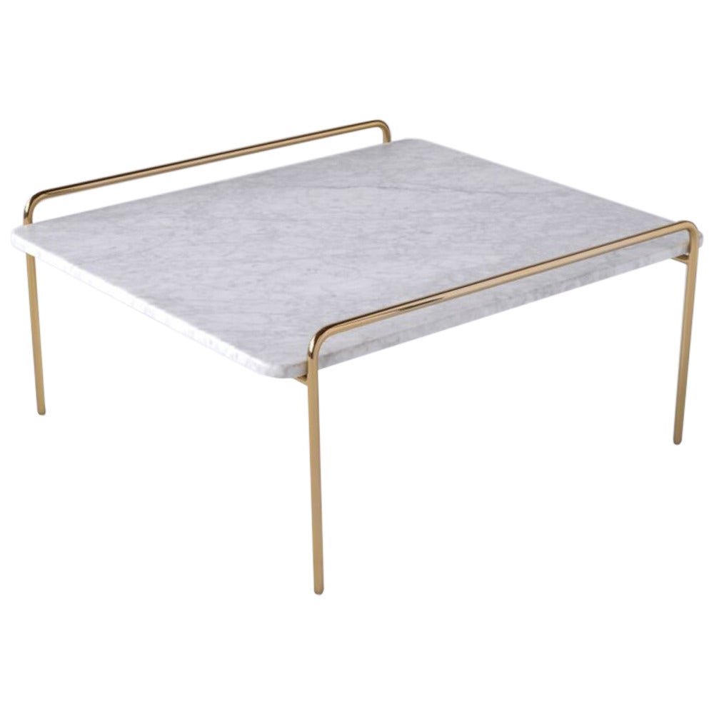 Trolley Coffee Table (Brass) by Phase Design