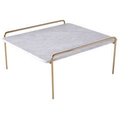 Trolley Coffee Table (Brass) by Phase Design