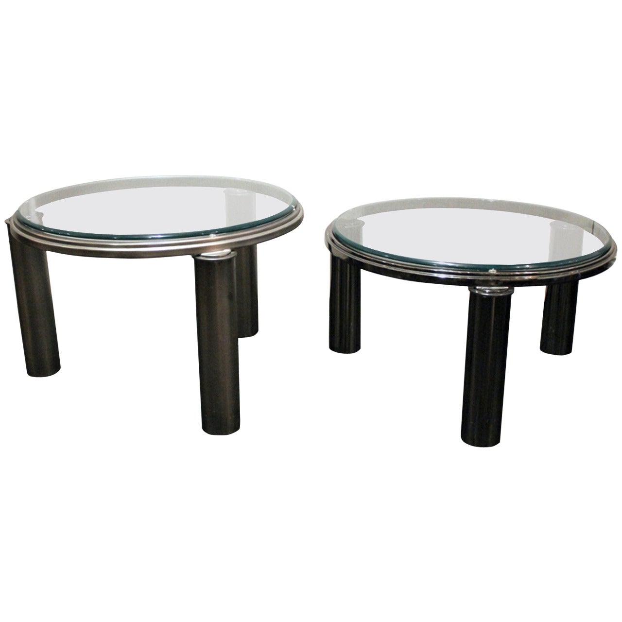Matched Set of 20th Century Circular Nesting Tables