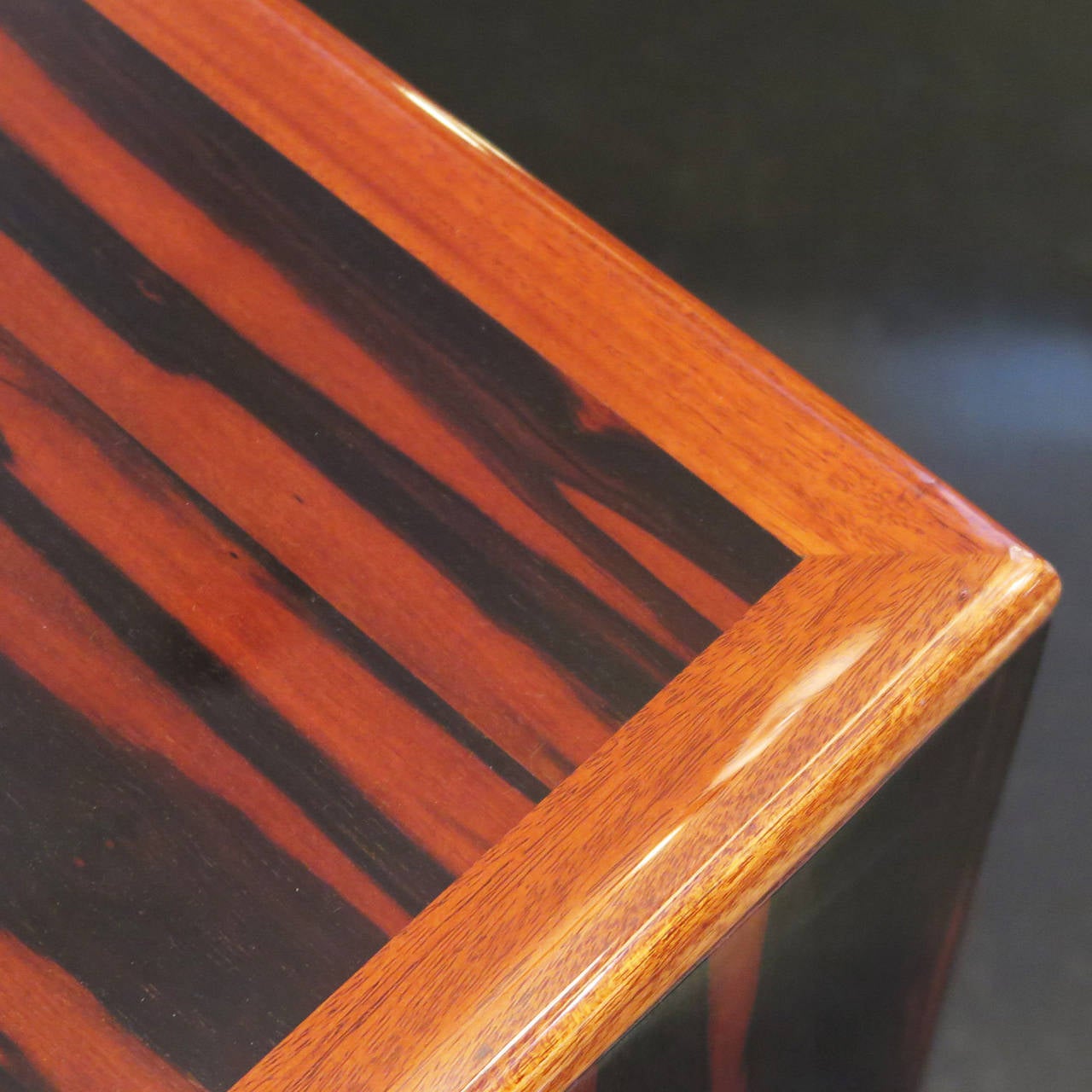 French Art Deco Macassar Ebony Table In Good Condition In Los Angeles, CA