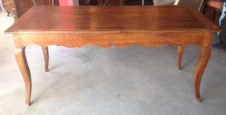 19th Century French Fruitwood Farm Table 3