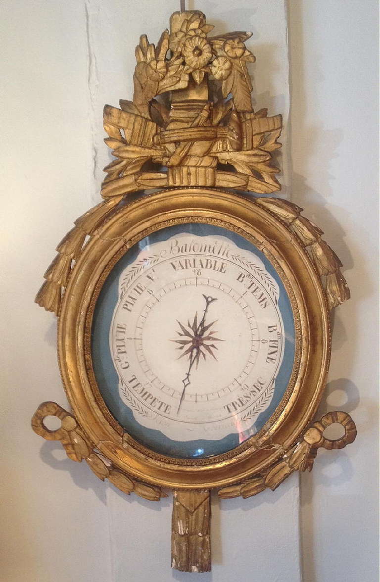 18th Century Louis XV Barometer