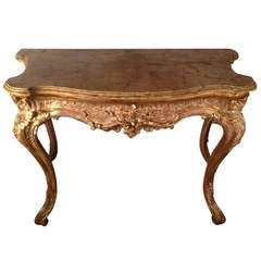 Early 18th Century Italian Console Table Early 18th Century Italian Console Table