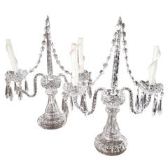 Pair of Waterford Candelabrum