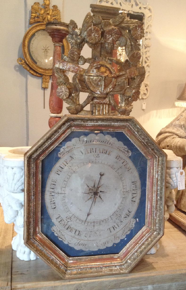 Louis XVl Giltwood Barometer