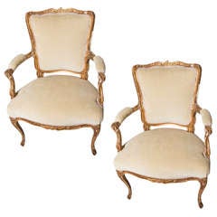 Pair Of 18th Century Italian Armchairs
